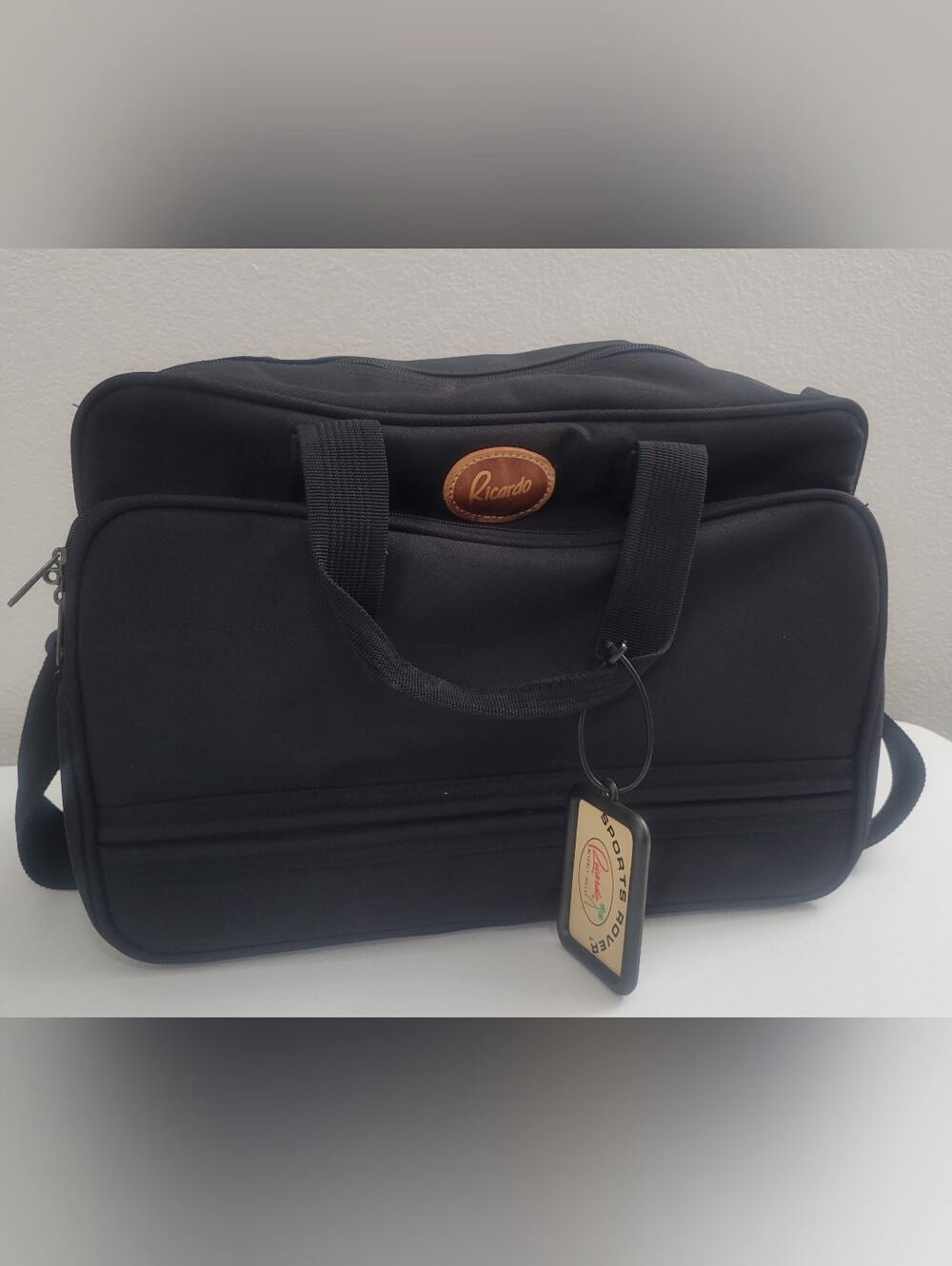Ricardo Beverly Hills Sports Rover Expandable Laptop Briefcase Travel Bag Black